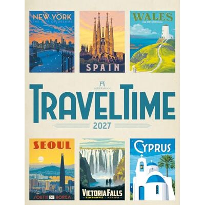 Ackermann Kunstverlag GmbH Travel Time Plakate-Kalender 2027: Hochwertiger Vintage-Kalender im großen Hochformat (50x66 cm) Reise-Plakate im Retro-Stil Ackermann Kunstverlag GmbH Travel Time Plakate-Kalender 2027: Hochwertiger Vintage-Kalender im großen Hochformat (50x66 cm) Reise-Plakate im Retro-Stil