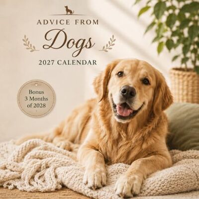 Rach Og publishing Advice from Dogs Calendar 2027: Includes 3 Bonus Months of 2028 Adorable Dogs, Heartwarming Advice, Positive Sayings, and Bonus January–March 2028 Planning Pages Rach Og publishing Advice from Dogs Calendar 2027: Includes 3 Bonus Months of 2028 Adorable Dogs, Heartwarming Advice, Positive Sayings, and Bonus January–March 2028 Planning Pages