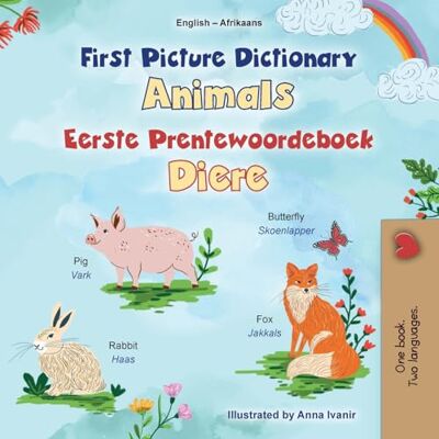 Books, Kidkiddos First Picture Dictionary Animals (English Afrikaans Bilingual Children's Book) (English Afrikaans Bilingual Collection) Books, Kidkiddos First Picture Dictionary Animals (English Afrikaans Bilingual Children's Book) (English Afrikaans Bilingual Collection)
