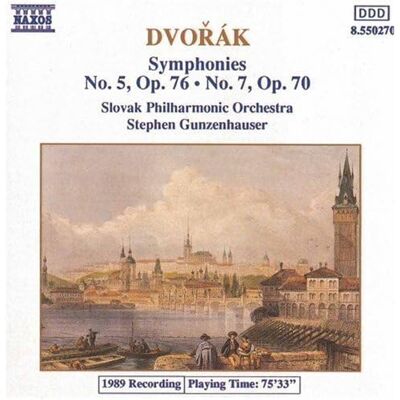 Dvorak Symphonies Nos5&7 Dvorak Symphonies Nos5&7
