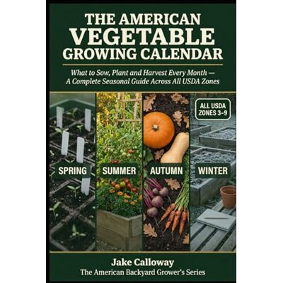 Calloway, Jake The American Vegetable Growing Calendar: What to Sow, Plant and Harvest Every Month — The Complete Seasonal Guide for US Backyard Growers Across All USDA Zones (The American Backyard Grower's Series) Calloway, Jake The American Vegetable Growing Calendar: What to Sow, Plant and Harvest Every Month — The Complete Seasonal Guide for US Backyard Growers Across All USDA Zones (The American Backyard Grower's Series)