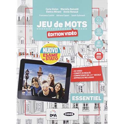 Jeu de mots essentiel. Edition vidéo. Livre de l'élève et cahier. Per la Scuola media. Con e-book. Con espansione online. Con 2 libri: Jeu de ... CD-Audio: CD Audio formato MP3. Con DVD-ROM Jeu de mots essentiel. Edition vidéo. Livre de l'élève et cahier. Per la Scuola media. Con e-book. Con espansione online. Con 2 libri: Jeu de ... CD-Audio: CD Audio formato MP3. Con DVD-ROM