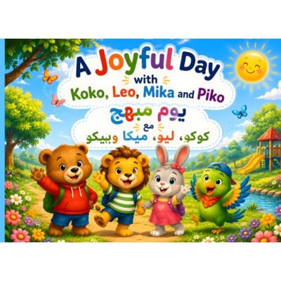 Ward, Allegra A Joyful Day with Koko, Leo, Mika and Piko : يومٌ مبهج مع كوكو، ليو، ميكا، وبيكو: Bilingual English Arabic Children's Book with Cute Animals for Toddlers and Kids Ward, Allegra A Joyful Day with Koko, Leo, Mika and Piko : يومٌ مبهج مع كوكو، ليو، ميكا، وبيكو: Bilingual English Arabic Children's Book with Cute Animals for Toddlers and Kids