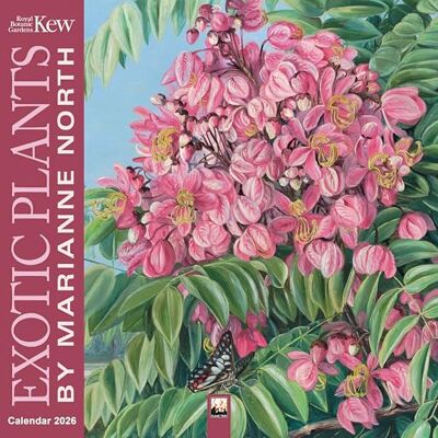 Kew Gardens: Exotic Plants by Marianne North Wall Calendar 2026 (Art Calendar) Kew Gardens: Exotic Plants by Marianne North Wall Calendar 2026 (Art Calendar)