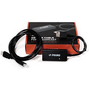 POUND HD Link Cable For Sega Dreamcast HDMI Cable Converts Native VGA Signal For HD Video Quality And Accurate colours On 4k TV With Dreamcast POUND HD Link Cable For Sega Dreamcast HDMI Cable Converts Native VGA Signal For HD Video Quality And Accurate colours On 4k TV With Dreamcast