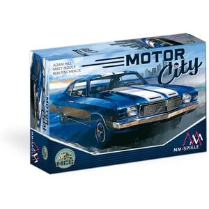 Hill, Adam MM Games Motor City Strategic Roll & Write For 1 to 5 Players from 14 Years From the Makers of Fleet: The Dice Game Hill, Adam MM Games Motor City Strategic Roll & Write For 1 to 5 Players from 14 Years From the Makers of Fleet: The Dice Game