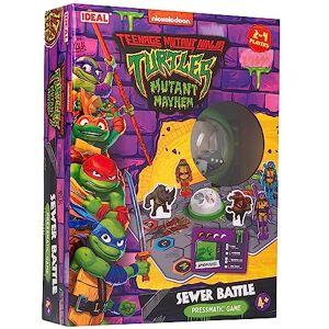 Ideal Teenage Mutant Ninja Turtles: Sewer Battle Pressmatic Game Family Games For 2-7 Players Ages 4+ Ideal Teenage Mutant Ninja Turtles: Sewer Battle Pressmatic Game Family Games For 2-7 Players Ages 4+