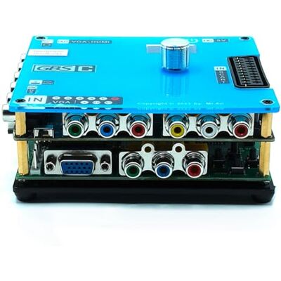 Asyduey Converter RGBS VGA Scart Ypbpr to VGA HD Upscaler GBS Control Game Video Transcoder Upgrade Asyduey Converter RGBS VGA Scart Ypbpr to VGA HD Upscaler GBS Control Game Video Transcoder Upgrade