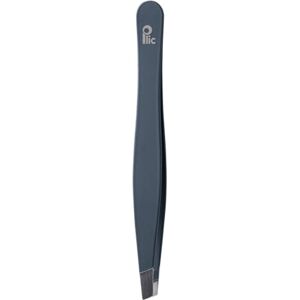 PLIC BEAUTY Tweezers Dark Blue Angled Tip Precision and Comfort Ideal for Facial and Body Hair Removal Soft Touch Finish Stainless Steel Professional Accessory PLIC BEAUTY Tweezers Dark Blue Angled Tip Precision and Comfort Ideal for Facial and Body Hair Removal Soft Touch Finish Stainless Steel Professional Accessory