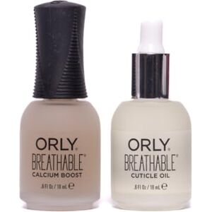 Orly Breathable Nail Care Duo – Calcium Boost Treatment & Cuticle Oil Strengthens Weak, Damaged Nails & Hydrates Dry Cuticles Infused with Vegan Calcium, Argan Oil & Vitamins Orly Breathable Nail Care Duo – Calcium Boost Treatment & Cuticle Oil Strengthens Weak, Damaged Nails & Hydrates Dry Cuticles Infused with Vegan Calcium, Argan Oil & Vitamins