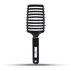 KÖ beauté Hair Brush/Detangling Brush Made of Boar Bristles and Nylon Bristles Nature Brush Natural Brush Detangler Brush Detangle Hair Without Hair Breakage Unisex Black KÖ beauté Hair Brush/Detangling Brush Made of Boar Bristles and Nylon Bristles Nature Brush Natural Brush Detangler Brush Detangle Hair Without Hair Breakage Unisex Black