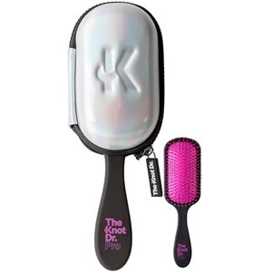 THE KNOT DR. Detangle Hair Brush Detangling Brush for Wet & Dry Hair, Travel Essentials FLEXALITE™ Bristles, Reduce Breakage & Eliminate Knots Pro with Holographic Headcase, Pink Fuchsia THE KNOT DR. Detangle Hair Brush Detangling Brush for Wet & Dry Hair, Travel Essentials FLEXALITE™ Bristles, Reduce Breakage & Eliminate Knots Pro with Holographic Headcase, Pink Fuchsia