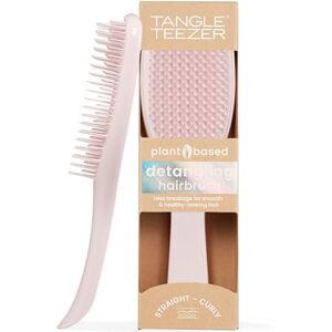 Tangle Teezer Plant Based Ultimate Detangler Detangling Brush For All Hair Types Two-Tiered Teeth Reduce Breakage & Eliminate Knots Marshmallow Pink Tangle Teezer Plant Based Ultimate Detangler Detangling Brush For All Hair Types Two-Tiered Teeth Reduce Breakage & Eliminate Knots Marshmallow Pink