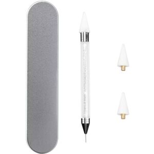 OOTDAY Rhinestone Picker Dotting Pen - Nail Art Tool - White OOTDAY Rhinestone Picker Dotting Pen - Nail Art Tool - White