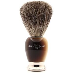 Edwin Jagger 81SB582AMZ Classic Pure Badger Exfoliating Shaving Brush for Shaving Cream or Shaving Soap for Men and Women (Horn) Edwin Jagger 81SB582AMZ Classic Pure Badger Exfoliating Shaving Brush for Shaving Cream or Shaving Soap for Men and Women (Horn)