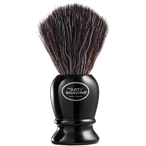 The Art of Shaving Pure Black Shaving Brush – Features Premium Synthetic Fibers For a Rich, Foamy, Lather The Art of Shaving Pure Black Shaving Brush – Features Premium Synthetic Fibers For a Rich, Foamy, Lather