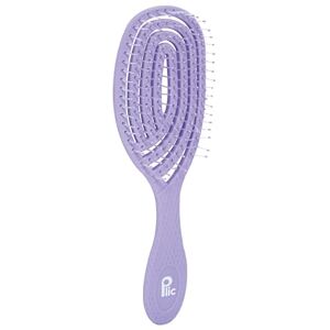 HORIZANE PLIC BEAUTY Curved Detangling Brush Beaded Nylon Bristles Non-slip Ergonomic Design Suitable for Dry & Wet Hair Stimulates Scalp Lavender HORIZANE PLIC BEAUTY Curved Detangling Brush Beaded Nylon Bristles Non-slip Ergonomic Design Suitable for Dry & Wet Hair Stimulates Scalp Lavender