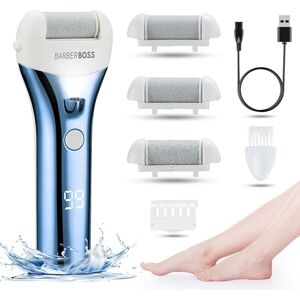 BARBERBOSS Electric Foot File Hard Skin Remover Premium Callus Remover for Feet, Foot Files for Hard Skin, Professional Pedicure Set for Feet, Feet Hard Skin Remover Electric QR-5089 BARBERBOSS Electric Foot File Hard Skin Remover Premium Callus Remover for Feet, Foot Files for Hard Skin, Professional Pedicure Set for Feet, Feet Hard Skin Remover Electric QR-5089