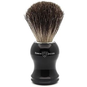 Edwin Jagger 81P36 Classic Badger Shaving Brush for Shaving Cream or Soap for Men (Black) Edwin Jagger 81P36 Classic Badger Shaving Brush for Shaving Cream or Soap for Men (Black)