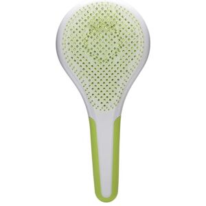 Michel Mercier Wet and Dry Hair Detangler Soft Bristles Hair Brush Anti-Slip Handle for Healthy, Shiny Hair Regular Hair Green-White 1 pc Michel Mercier Wet and Dry Hair Detangler Soft Bristles Hair Brush Anti-Slip Handle for Healthy, Shiny Hair Regular Hair Green-White 1 pc