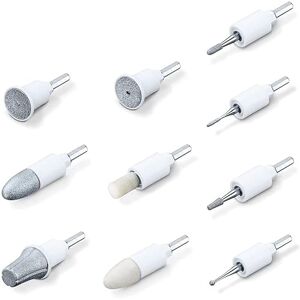 Beurer MP64/MP66 Replacement Set: 10-Piece Sapphire & Felt Attachments for Nail Care on Hands & Feet Beurer MP64/MP66 Replacement Set: 10-Piece Sapphire & Felt Attachments for Nail Care on Hands & Feet