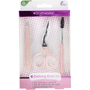 Brushworks Defining Brow Set, Pink Brushworks Defining Brow Set, Pink