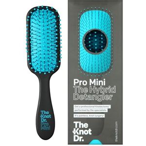 THE KNOT DR. Detangle Hair Brush Mini Hair Brush for Travel & Travel Essentials FLEXALITE™ Bristles Help Reduce Breakage & Eliminate Knots Pro Mini, Marine Blue THE KNOT DR. Detangle Hair Brush Mini Hair Brush for Travel & Travel Essentials FLEXALITE™ Bristles Help Reduce Breakage & Eliminate Knots Pro Mini, Marine Blue