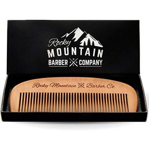 Rocky Mountain Barber Company Hair Comb Wood with Anti-Static & No Snag Handmade Brush for Beard, Head Hair, Mustache in Gift Box by Rocky Mountain Rocky Mountain Barber Company Hair Comb Wood with Anti-Static & No Snag Handmade Brush for Beard, Head Hair, Mustache in Gift Box by Rocky Mountain