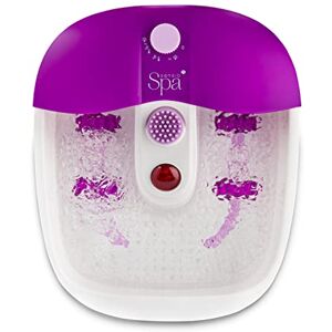 SENSIOHOME Sensio Spa Foot Spa Massager Pedicure Bath Nine accessories Pamper Your Feet with Heat Bubbles and Massaging Tools All In One Home Salon Therapeutic Massage Tub Pedicure Set White Purple SENSIOHOME Sensio Spa Foot Spa Massager Pedicure Bath Nine accessories Pamper Your Feet with Heat Bubbles and Massaging Tools All In One Home Salon Therapeutic Massage Tub Pedicure Set White Purple