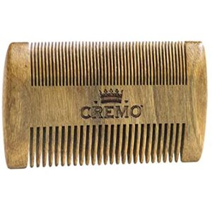 Cremo Premium Beard Comb For Men 100% Natural Wood With Woody Fragrance Cremo Premium Beard Comb For Men 100% Natural Wood With Woody Fragrance