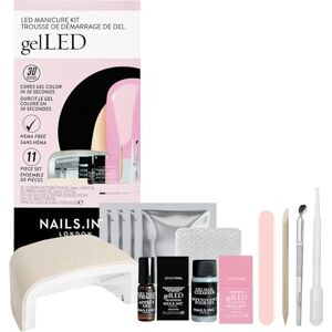 Nails Inc Nails.INC GelLED UV/LED Gel Nail Polish Manicure Starter Kit, Beginner Friendly, Art Manicure Salon At Home, LED Lamp, Pink Gel Polish, Manicure Tools, Primer, Base & Topcoat, TPO Free, 32 Pieces Nails Inc Nails.INC GelLED UV/LED Gel Nail Polish Manicure Starter Kit, Beginner Friendly, Art Manicure Salon At Home, LED Lamp, Pink Gel Polish, Manicure Tools, Primer, Base & Topcoat, TPO Free, 32 Pieces