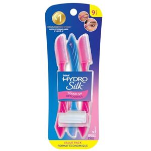 Schick Hydro Silk Schick Silk Touch-up Multipurpose Exfoliating Dermaplaning Tool, Eyebrow Razor, and Facial Razor With Precision Cover, 9 Count Schick Hydro Silk Schick Silk Touch-up Multipurpose Exfoliating Dermaplaning Tool, Eyebrow Razor, and Facial Razor With Precision Cover, 9 Count