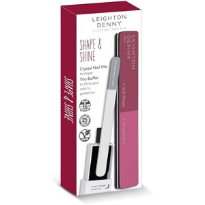LEIGHTON DENNY Shape & Shine Small Crystal Nail File & 3-in-1 Nail Buffer Vegan LEIGHTON DENNY Shape & Shine Small Crystal Nail File & 3-in-1 Nail Buffer Vegan