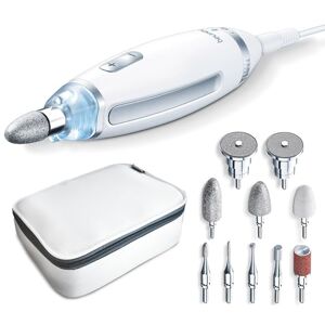 Beurer MP 62 Electric Manicure/Pedicure Set with 10 Tips LED Light with Storage Bag Beurer MP 62 Electric Manicure/Pedicure Set with 10 Tips LED Light with Storage Bag