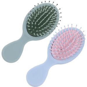 DAOFEUK 2 Pcs Hair Brush, Detangling, Anti Static, Air Cushion Comb, Travel Hair Comb for Straight Curly Fine Hair Wavy Dry Wet Thick (2) DAOFEUK 2 Pcs Hair Brush, Detangling, Anti Static, Air Cushion Comb, Travel Hair Comb for Straight Curly Fine Hair Wavy Dry Wet Thick (2)