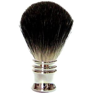 Golddachs Shaving Brush, 100% Badger Hair, Metal, Silver Golddachs Shaving Brush, 100% Badger Hair, Metal, Silver