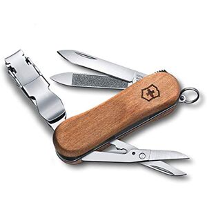 Victorinox Nailclip 580, Swiss Made, 6 Functions, Nail File, Nail Clipper, Blade, Scissors, Wood Victorinox Nailclip 580, Swiss Made, 6 Functions, Nail File, Nail Clipper, Blade, Scissors, Wood