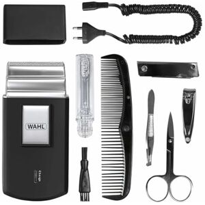 Wahl Travel Shaver Kit, Rechargeable, Flexible Foil, Includes Toothbrush, Nail File, Scissors, Tweezers, Comb, No Nicks, Perfect for Travel, Small, Travel Case Wahl Travel Shaver Kit, Rechargeable, Flexible Foil, Includes Toothbrush, Nail File, Scissors, Tweezers, Comb, No Nicks, Perfect for Travel, Small, Travel Case