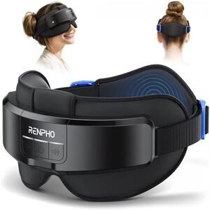 RENPHO Eye Massager with Heat and Compression, Electric Heated Eye Mask for Relieving Eye Strain, Dry Eyes & Dark Circles, 5 Modes with Bluetooth Music, Sleep Aid Gifts for Women, Men, Office Workers RENPHO Eye Massager with Heat and Compression, Electric Heated Eye Mask for Relieving Eye Strain, Dry Eyes & Dark Circles, 5 Modes with Bluetooth Music, Sleep Aid Gifts for Women, Men, Office Workers
