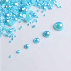 tixoacke 1000Pcs Nail Art Rhinestones Half Round Pearls Bead Mixed Size Round Flatback Pearls For DIY Decoration Nail Beads Nail Decorations tixoacke 1000Pcs Nail Art Rhinestones Half Round Pearls Bead Mixed Size Round Flatback Pearls For DIY Decoration Nail Beads Nail Decorations