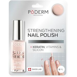 PODERM Nail Strengthener Polish Powder Pink Repairs and Strengthens Nails Damaged & Weakened by Semi-Permanent Nail Polish Biotin, Silicon and Keratin Developed by a Podiatrist in Switzerland PODERM Nail Strengthener Polish Powder Pink Repairs and Strengthens Nails Damaged & Weakened by Semi-Permanent Nail Polish Biotin, Silicon and Keratin Developed by a Podiatrist in Switzerland