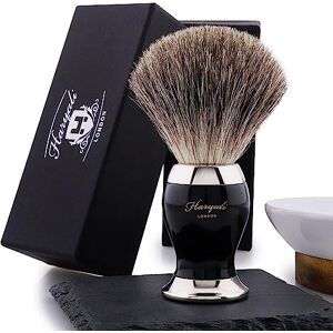 Haryali London Shaving Brush Pure Badger Hair Shaving Brush Luxury Shaving Brush for Men Exfoliating Natural Bristles Haryali London Shaving Brush Pure Badger Hair Shaving Brush Luxury Shaving Brush for Men Exfoliating Natural Bristles