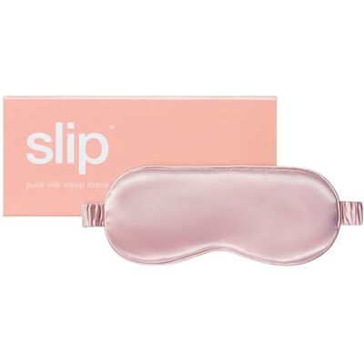 SLIP Silk Pink Sleep Mask 100% Pure Mulberry 22 Momme silk Eye Mask Comfortable Sleeping Mask with Elastic Band + Pure Silk Filler and Internal Liner One Size SLIP Silk Pink Sleep Mask 100% Pure Mulberry 22 Momme silk Eye Mask Comfortable Sleeping Mask with Elastic Band + Pure Silk Filler and Internal Liner One Size
