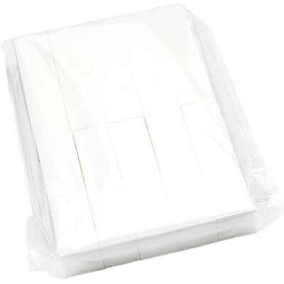 Haodream Unguis File Block with Bright Candy Tinged Plan, White Haodream Unguis File Block with Bright Candy Tinged Plan, White