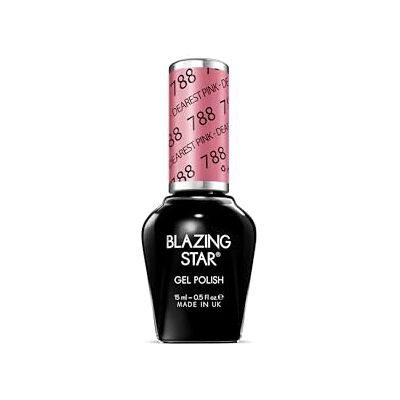 BLAZINGSTAR 788 Dearest Pink 15 ml Soak Off Gel Nail Polish BLAZINGSTAR 788 Dearest Pink 15 ml Soak Off Gel Nail Polish