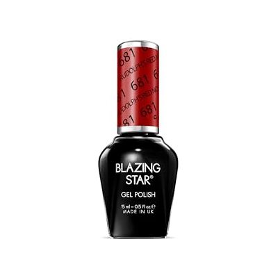 BLAZINGSTAR 681 Rudolf'S Red Nose 15 ml Soak Off Gel Nail Polish BLAZINGSTAR 681 Rudolf'S Red Nose 15 ml Soak Off Gel Nail Polish