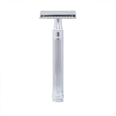 Edwin Jagger DEL89LI14BL Reusable Long Handled Classic Double Edge Safety Razor for Men (Lined) Edwin Jagger DEL89LI14BL Reusable Long Handled Classic Double Edge Safety Razor for Men (Lined)