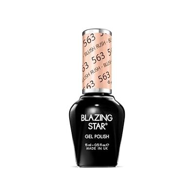 BLAZINGSTAR 563 Blush Rush 15 ml Soak Off Gel Nail Polish BLAZINGSTAR 563 Blush Rush 15 ml Soak Off Gel Nail Polish