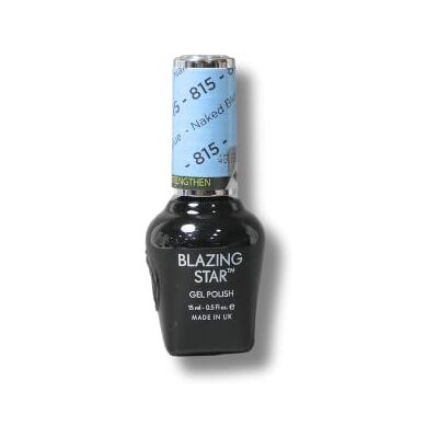 BLAZINGSTAR 815 Naked Blue 15 ml Soak Off Gel Nail Polish BLAZINGSTAR 815 Naked Blue 15 ml Soak Off Gel Nail Polish