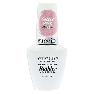 Cuccio Builder Gel for Nails 13ml, Hard Builder Gel for Nail Extensions, Nail Sculpting, Overlay, Nail Strengthening, UV/LED Cure, Professional Salon Use, Sassy Pink Cuccio Builder Gel for Nails 13ml, Hard Builder Gel for Nail Extensions, Nail Sculpting, Overlay, Nail Strengthening, UV/LED Cure, Professional Salon Use, Sassy Pink